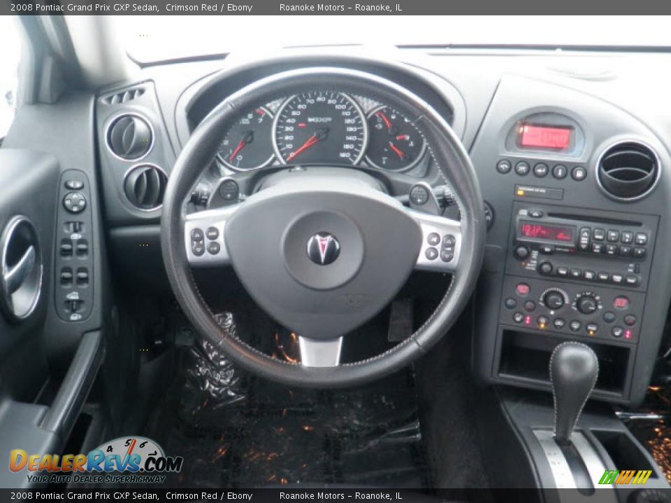 2008 Pontiac Grand Prix GXP Sedan Crimson Red / Ebony Photo #7