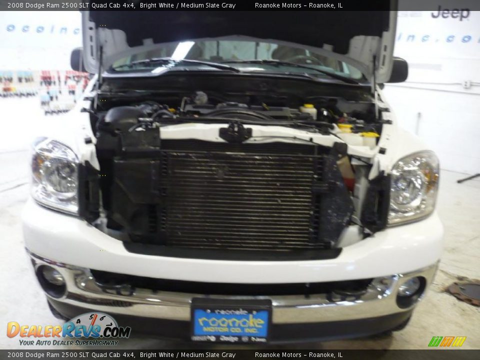 2008 Dodge Ram 2500 SLT Quad Cab 4x4 Bright White / Medium Slate Gray Photo #19