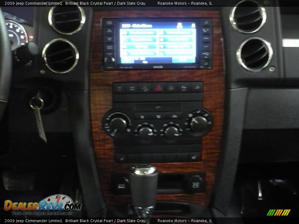 2009 Jeep Commander Limited Brilliant Black Crystal Pearl / Dark Slate Gray Photo #21