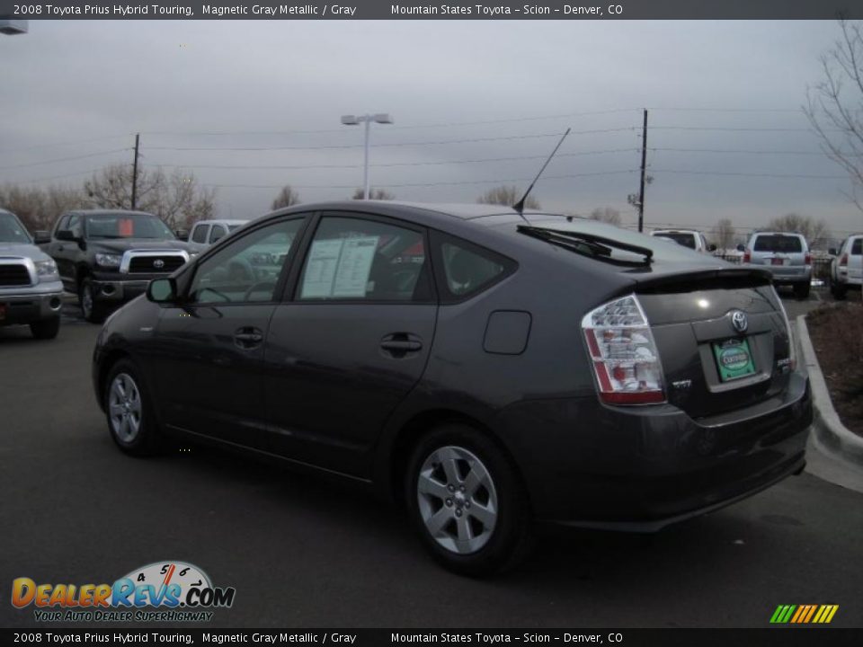 2008 Toyota Prius Hybrid Touring Magnetic Gray Metallic / Gray Photo #4