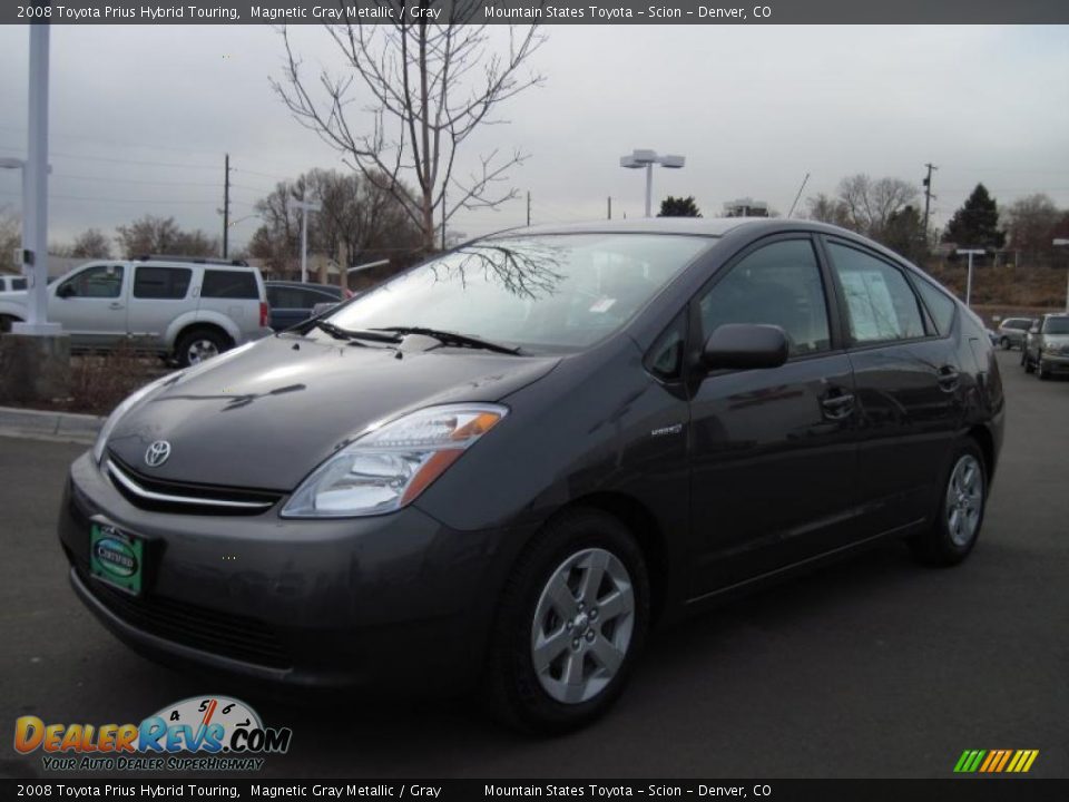 2008 Toyota Prius Hybrid Touring Magnetic Gray Metallic / Gray Photo #5