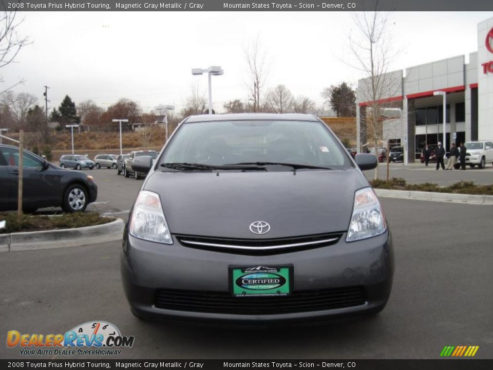 2008 Toyota Prius Hybrid Touring Magnetic Gray Metallic / Gray Photo #6
