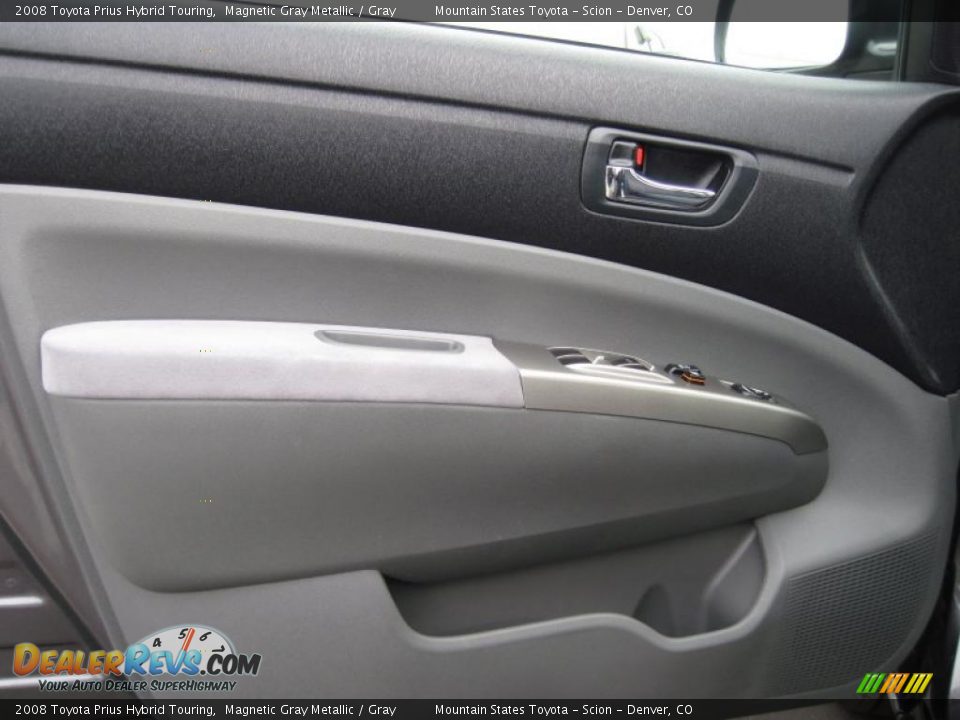 2008 Toyota Prius Hybrid Touring Magnetic Gray Metallic / Gray Photo #7