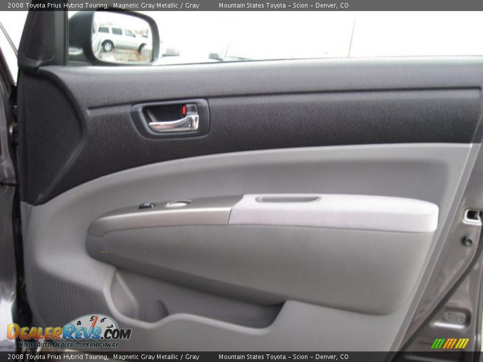 2008 Toyota Prius Hybrid Touring Magnetic Gray Metallic / Gray Photo #8