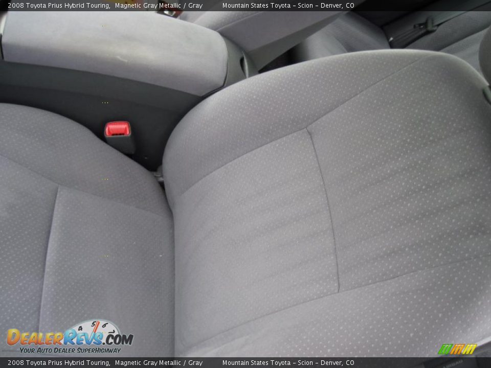 2008 Toyota Prius Hybrid Touring Magnetic Gray Metallic / Gray Photo #10