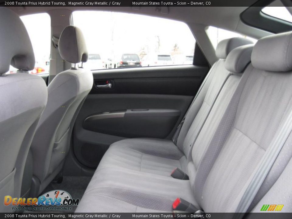 2008 Toyota Prius Hybrid Touring Magnetic Gray Metallic / Gray Photo #12