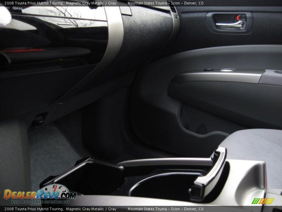 2008 Toyota Prius Hybrid Touring Magnetic Gray Metallic / Gray Photo #18