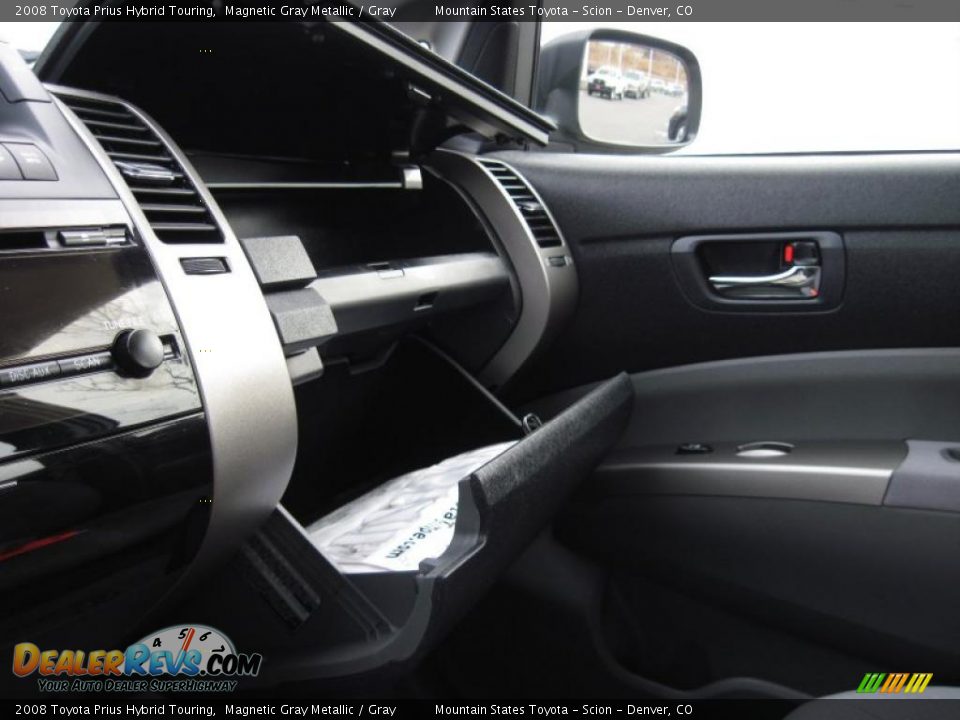 2008 Toyota Prius Hybrid Touring Magnetic Gray Metallic / Gray Photo #19
