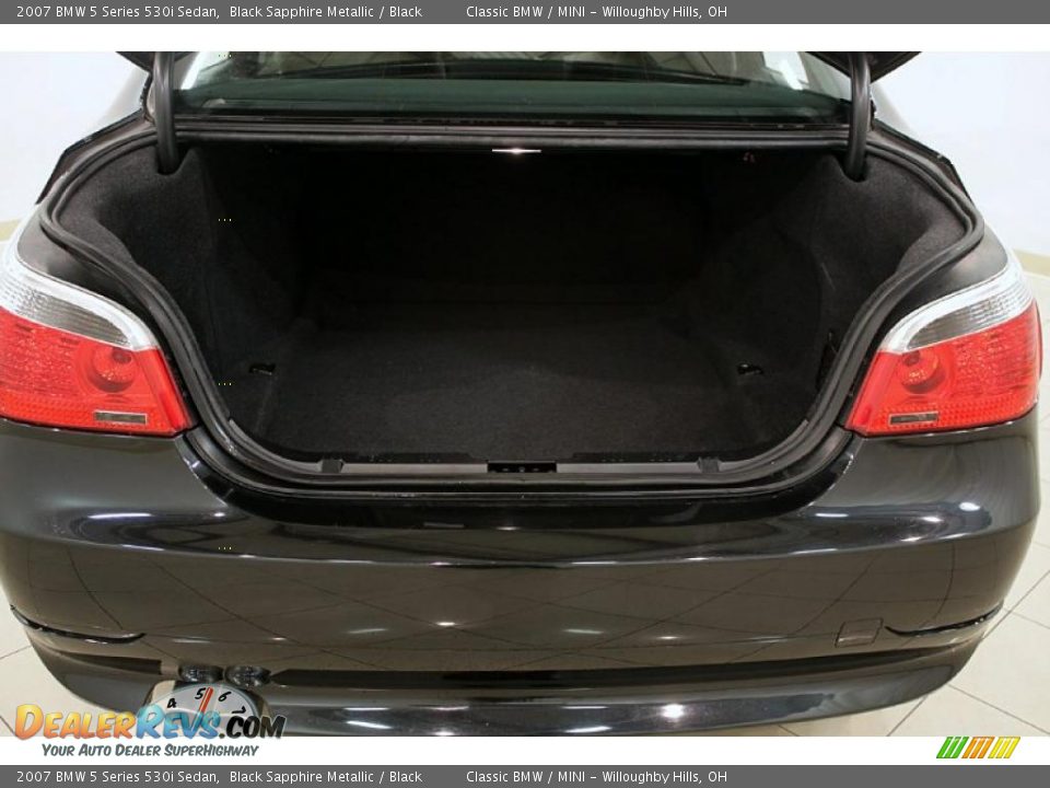 2007 BMW 5 Series 530i Sedan Black Sapphire Metallic / Black Photo #29