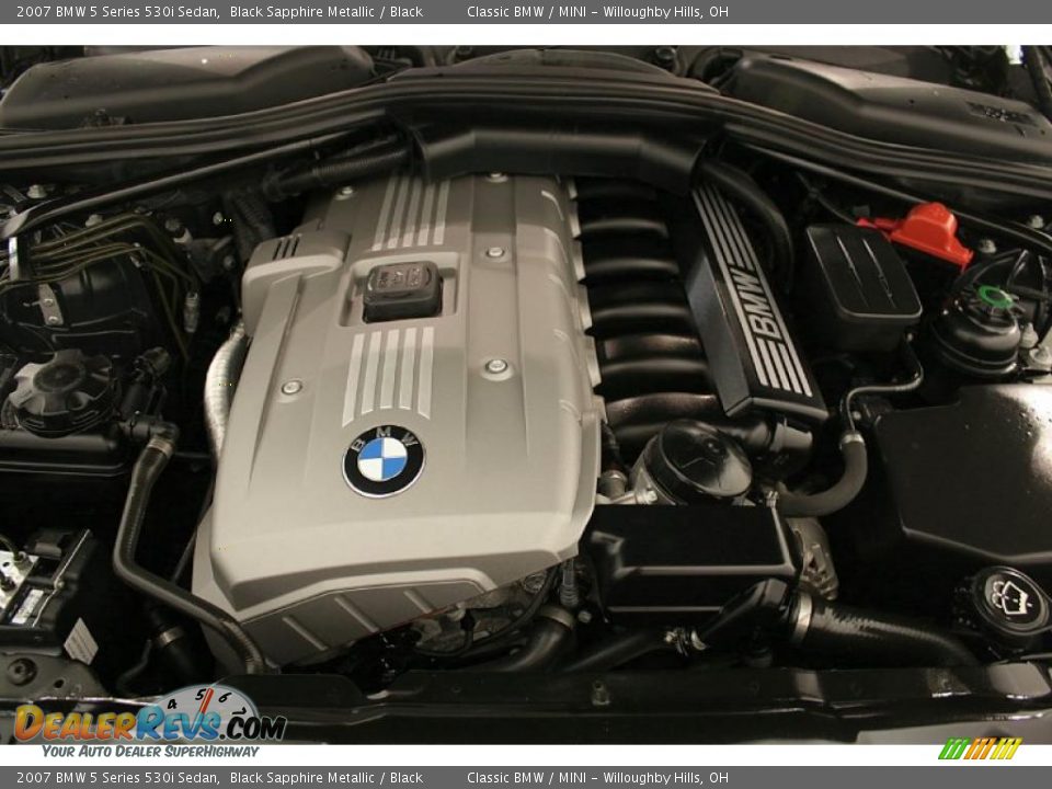 2007 BMW 5 Series 530i Sedan Black Sapphire Metallic / Black Photo #31