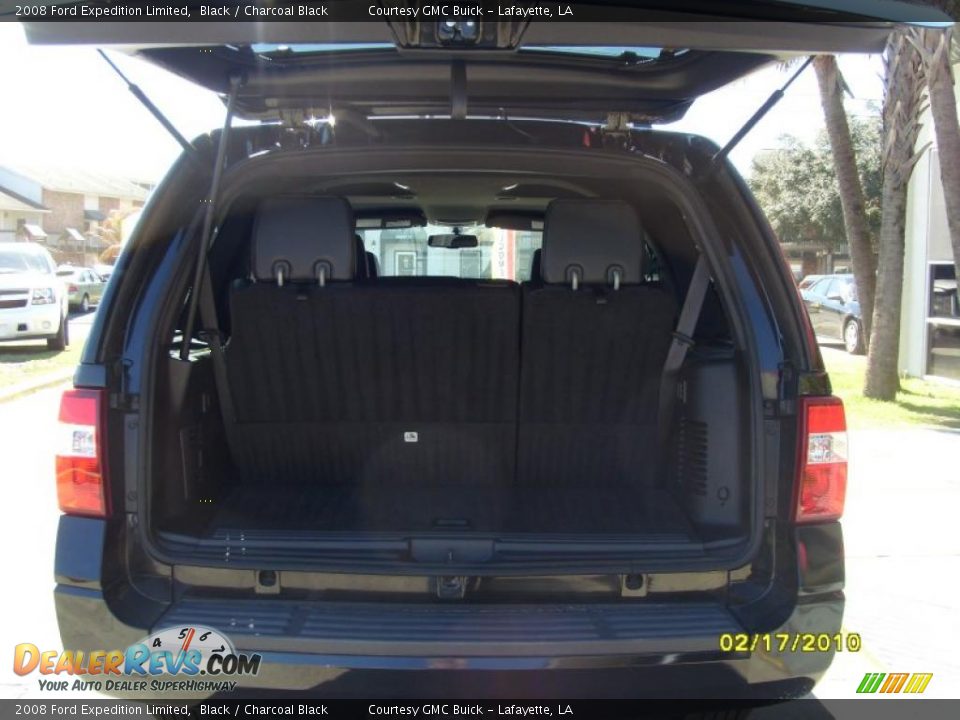 2008 Ford Expedition Limited Black / Charcoal Black Photo #3