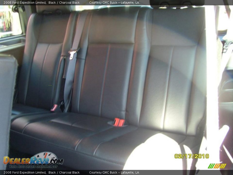 2008 Ford Expedition Limited Black / Charcoal Black Photo #13
