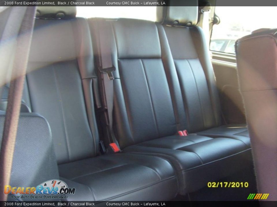 2008 Ford Expedition Limited Black / Charcoal Black Photo #15