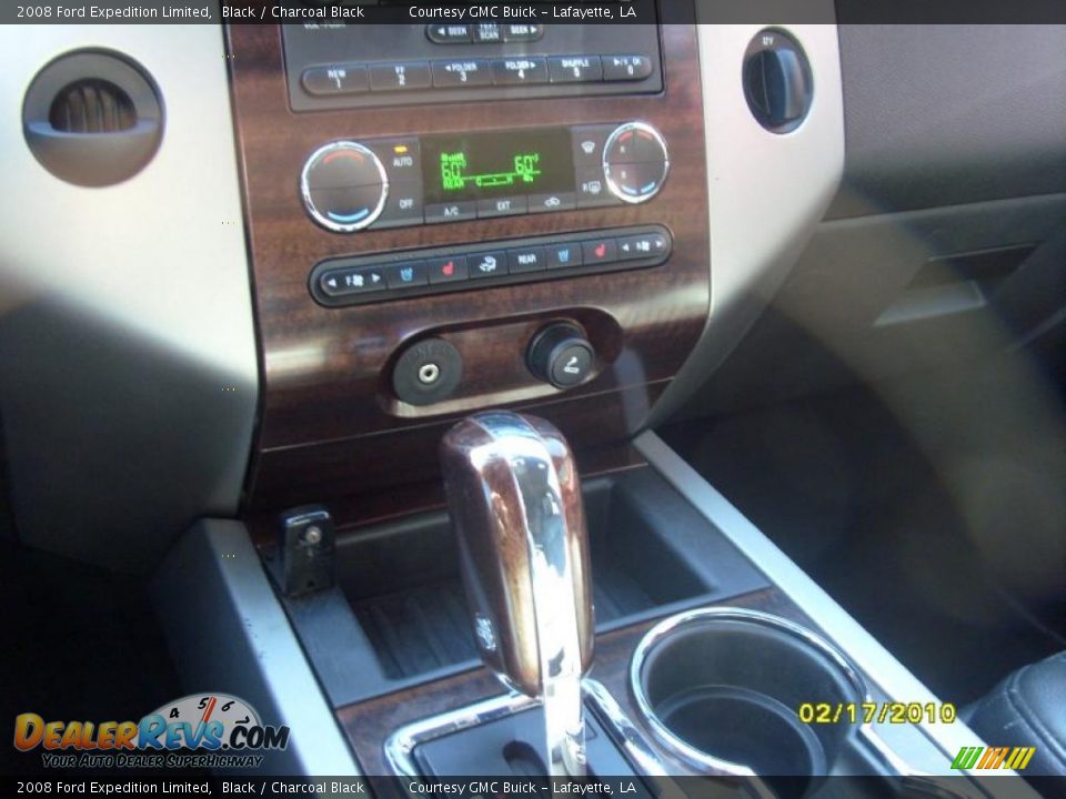2008 Ford Expedition Limited Black / Charcoal Black Photo #20