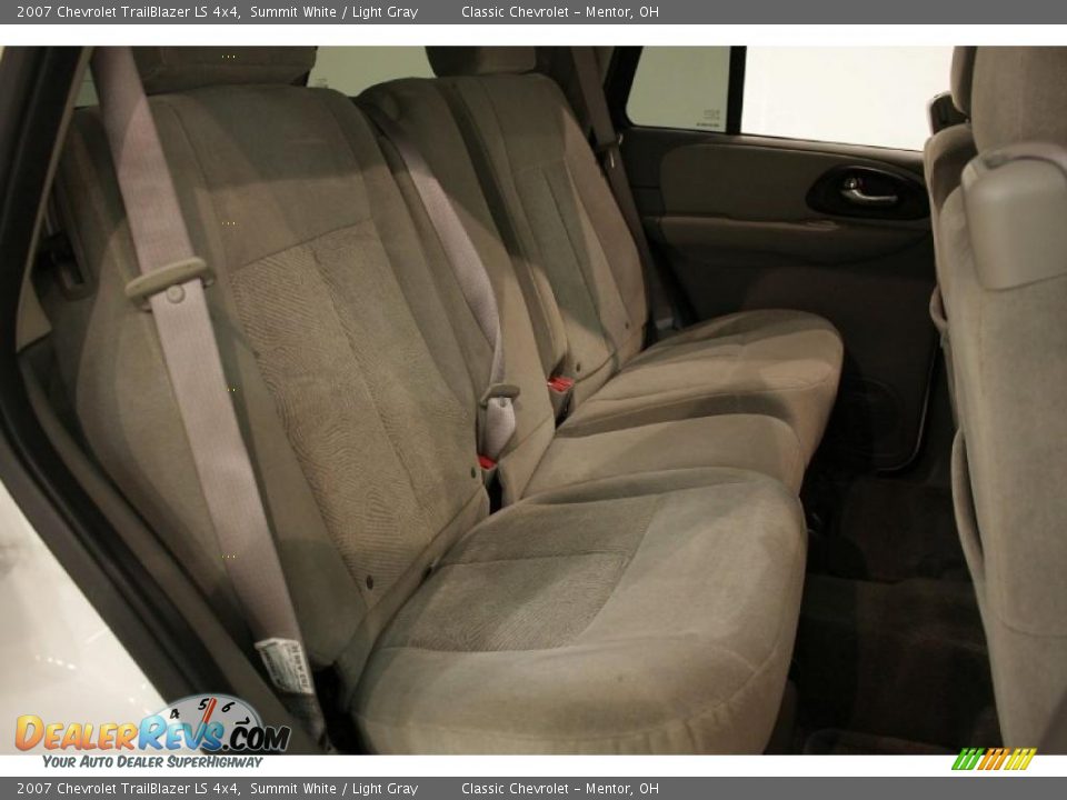2007 Chevrolet TrailBlazer LS 4x4 Summit White / Light Gray Photo #20
