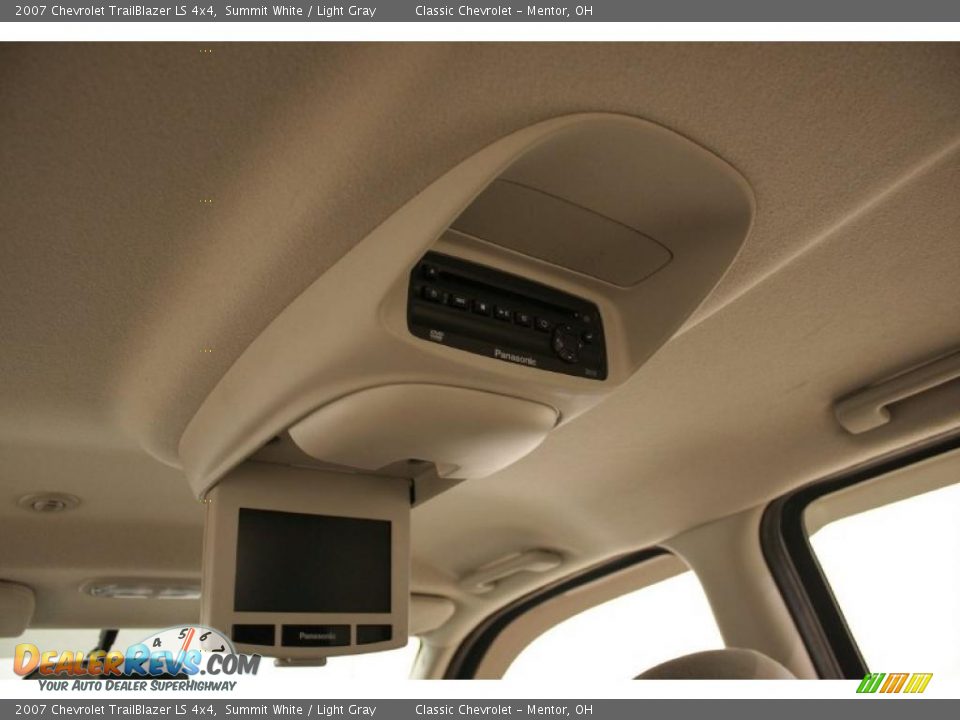 2007 Chevrolet TrailBlazer LS 4x4 Summit White / Light Gray Photo #23