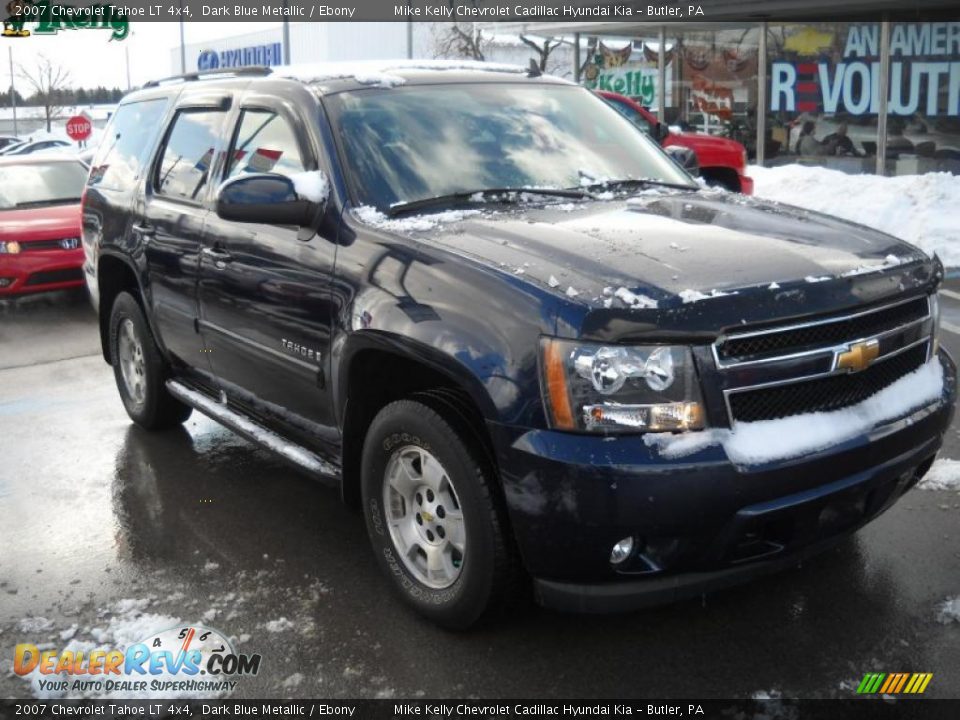 2007 Chevrolet Tahoe LT 4x4 Dark Blue Metallic / Ebony Photo #1