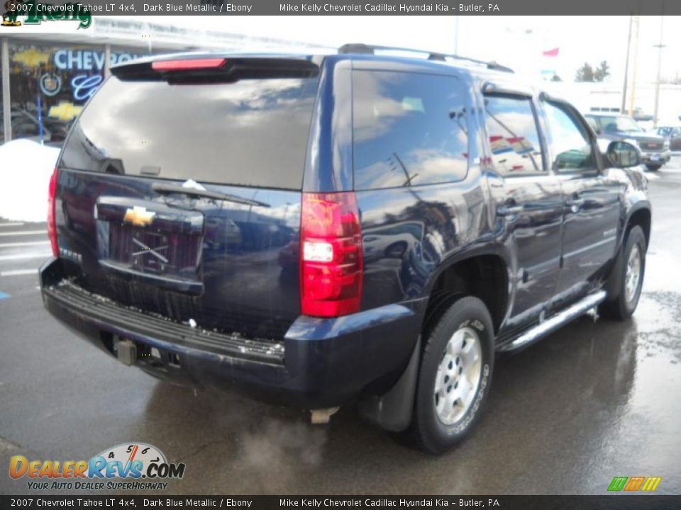 2007 Chevrolet Tahoe LT 4x4 Dark Blue Metallic / Ebony Photo #3