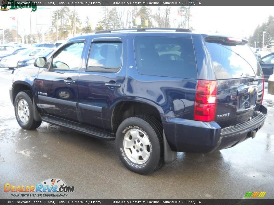 2007 Chevrolet Tahoe LT 4x4 Dark Blue Metallic / Ebony Photo #5