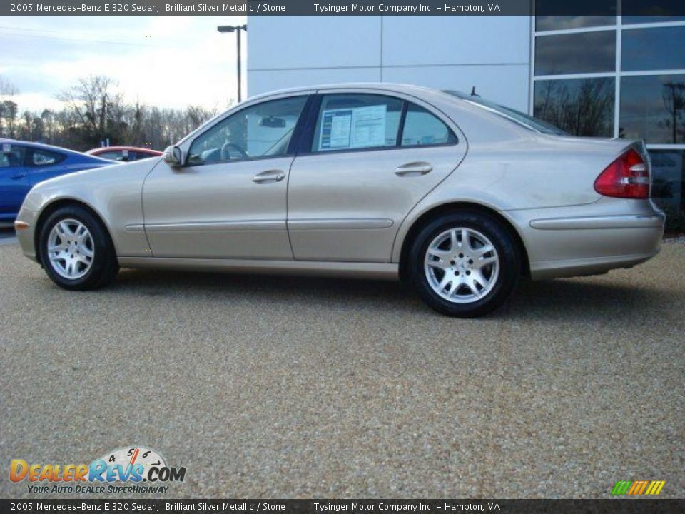 2005 Mercedes-Benz E 320 Sedan Brilliant Silver Metallic / Stone Photo #3
