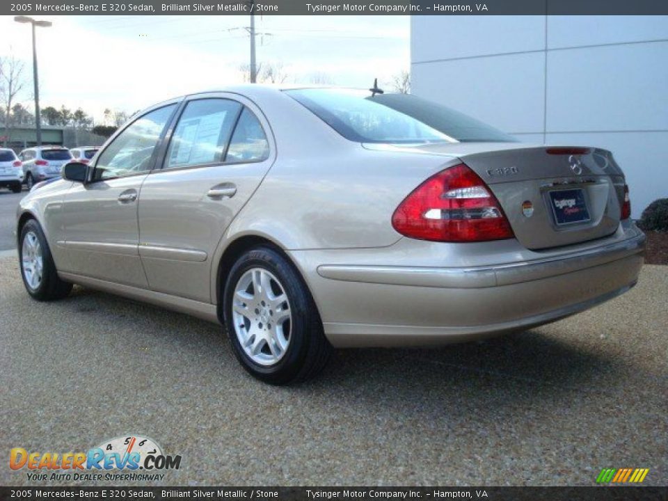 2005 Mercedes-Benz E 320 Sedan Brilliant Silver Metallic / Stone Photo #4