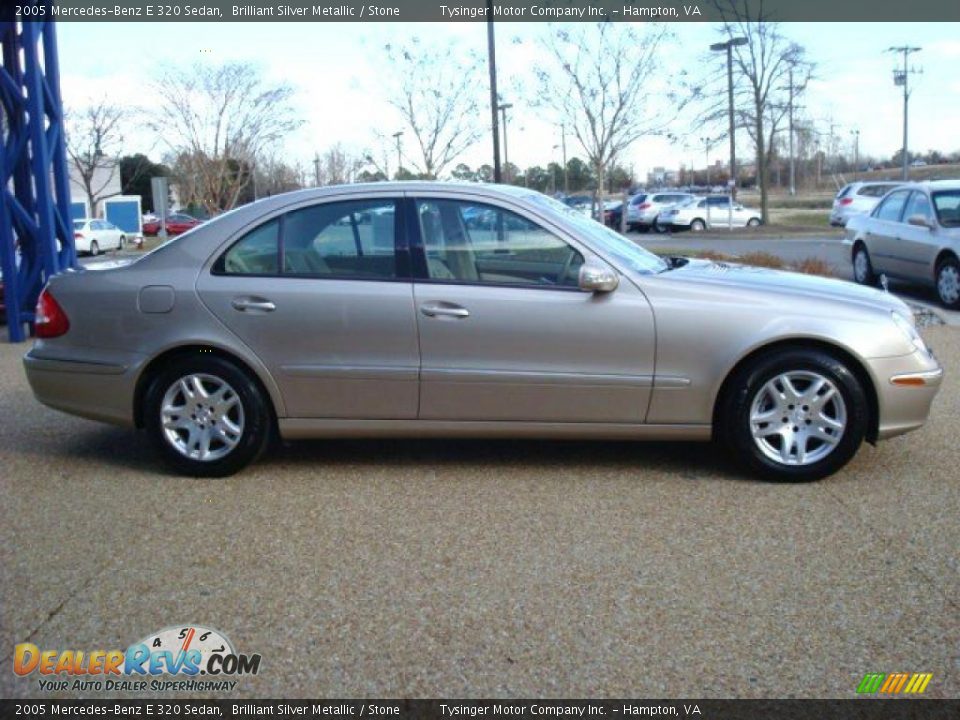 2005 Mercedes-Benz E 320 Sedan Brilliant Silver Metallic / Stone Photo #7