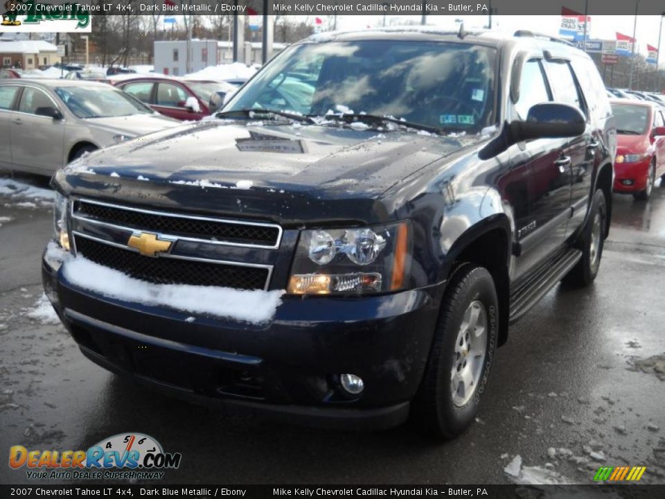 2007 Chevrolet Tahoe LT 4x4 Dark Blue Metallic / Ebony Photo #15