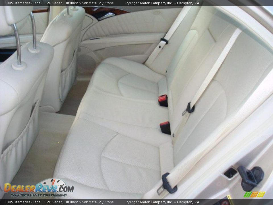 2005 Mercedes-Benz E 320 Sedan Brilliant Silver Metallic / Stone Photo #11