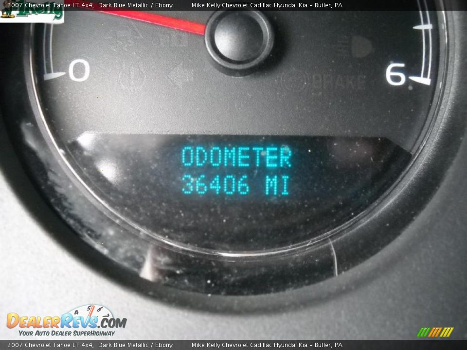 2007 Chevrolet Tahoe LT 4x4 Dark Blue Metallic / Ebony Photo #20