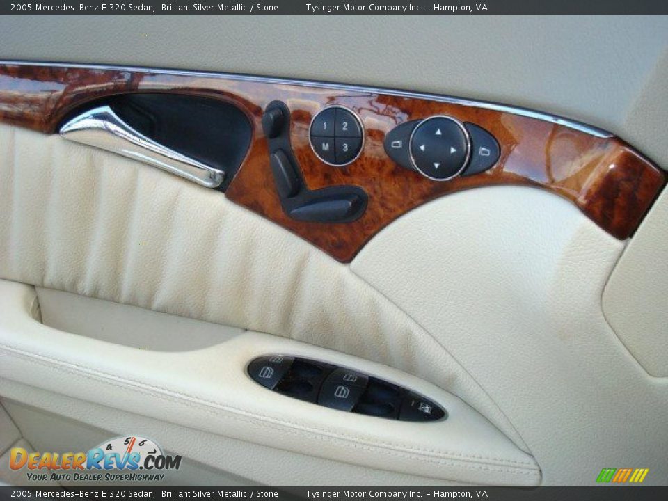 2005 Mercedes-Benz E 320 Sedan Brilliant Silver Metallic / Stone Photo #15