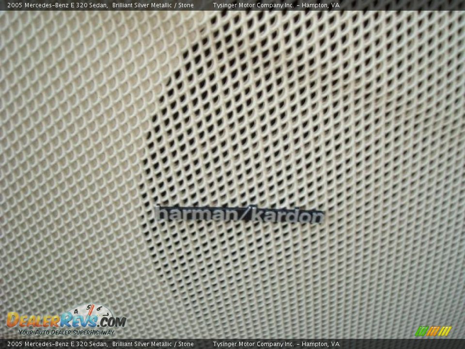 2005 Mercedes-Benz E 320 Sedan Brilliant Silver Metallic / Stone Photo #16