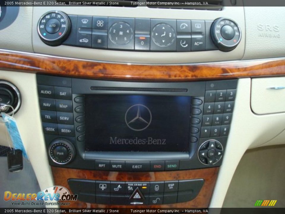 2005 Mercedes-Benz E 320 Sedan Brilliant Silver Metallic / Stone Photo #17