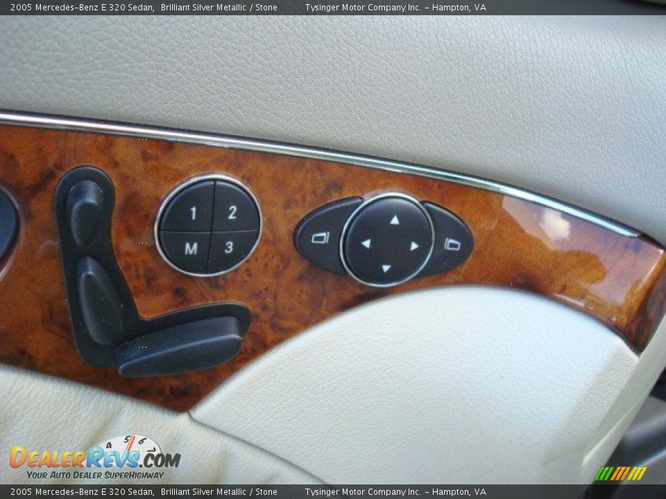 2005 Mercedes-Benz E 320 Sedan Brilliant Silver Metallic / Stone Photo #23