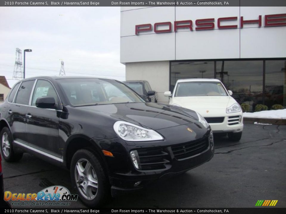 2010 Porsche Cayenne S Black / Havanna/Sand Beige Photo #5