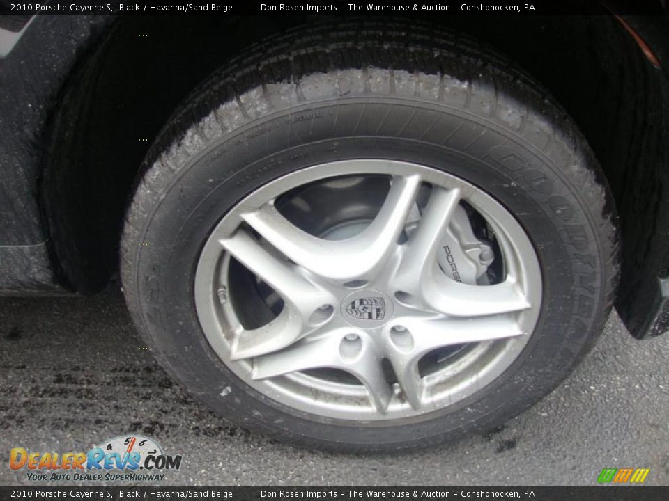 2010 Porsche Cayenne S Black / Havanna/Sand Beige Photo #24