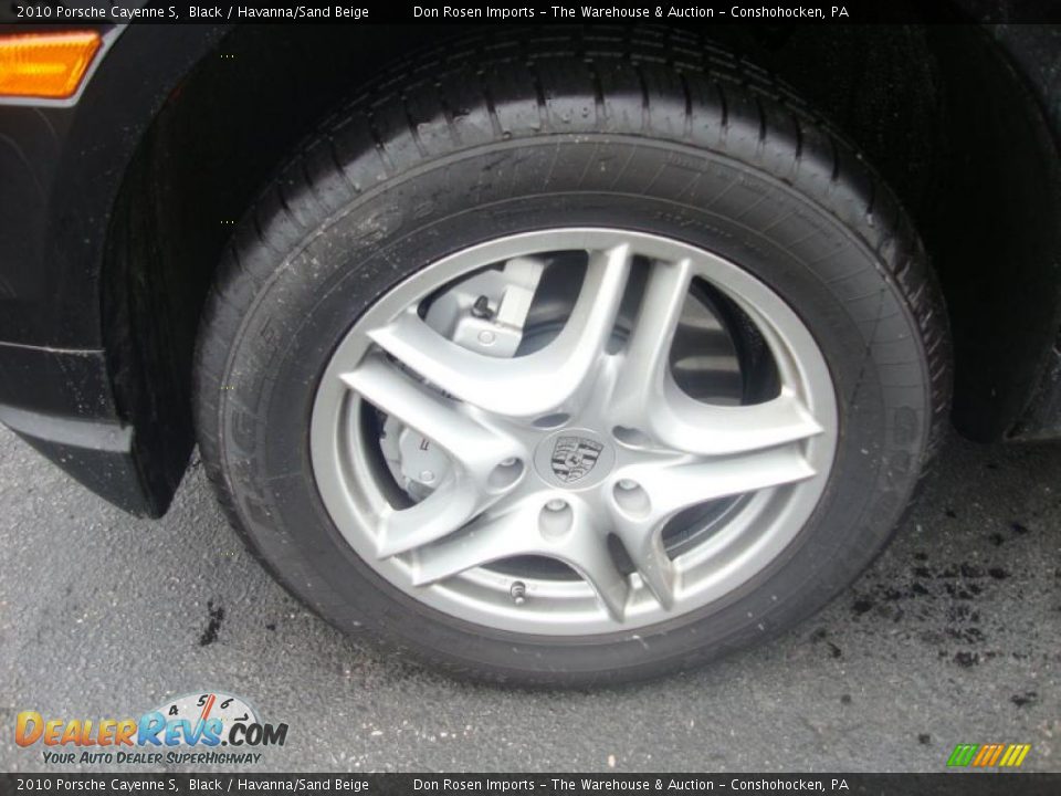 2010 Porsche Cayenne S Black / Havanna/Sand Beige Photo #25