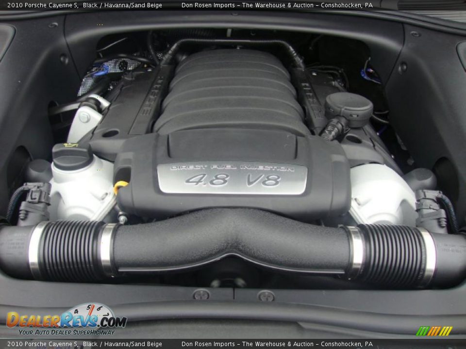 2010 Porsche Cayenne S Black / Havanna/Sand Beige Photo #31