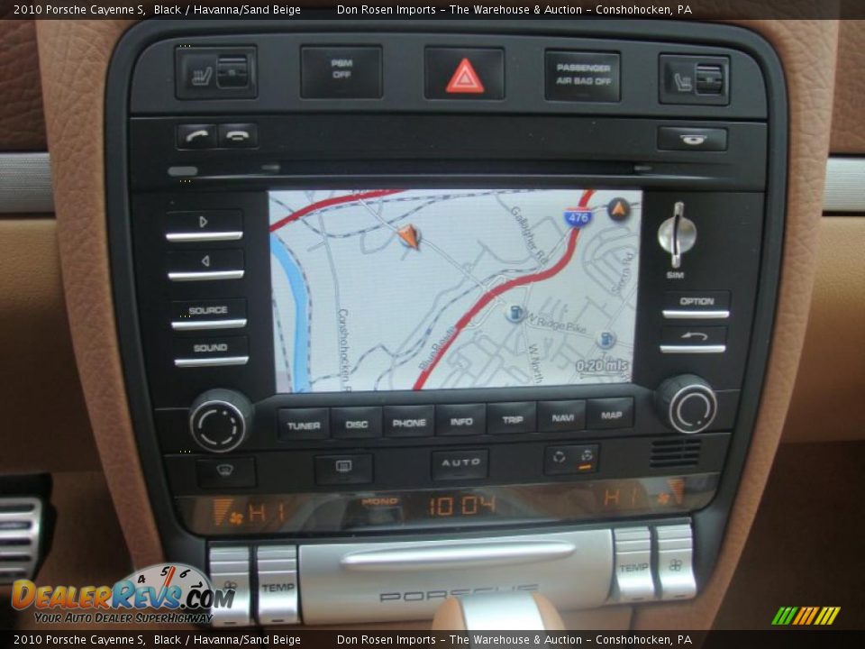 2010 Porsche Cayenne S Black / Havanna/Sand Beige Photo #34