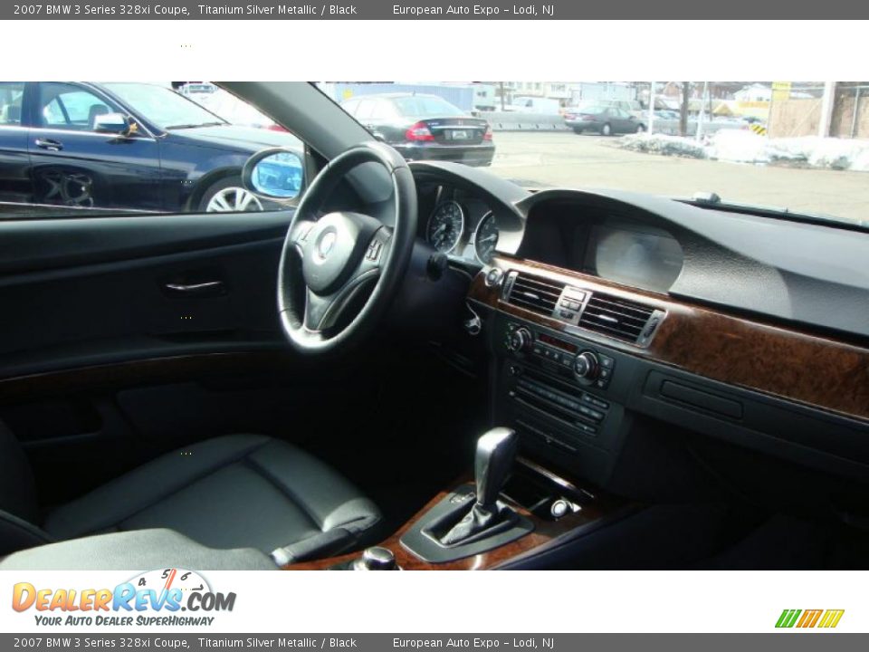 2007 BMW 3 Series 328xi Coupe Titanium Silver Metallic / Black Photo #7