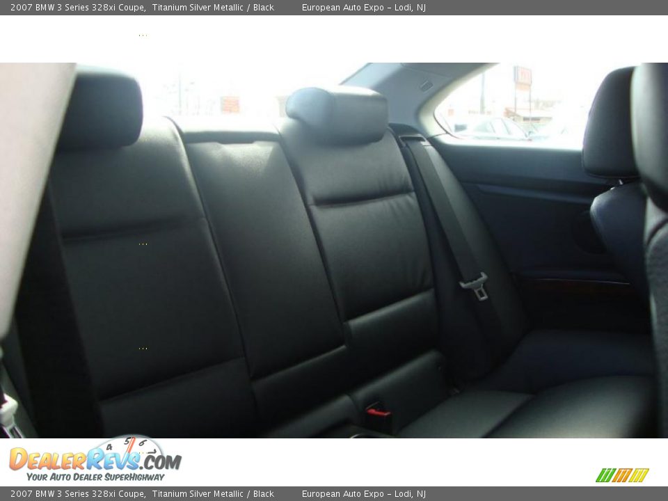 2007 BMW 3 Series 328xi Coupe Titanium Silver Metallic / Black Photo #8