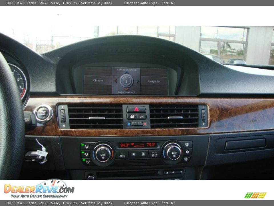 2007 BMW 3 Series 328xi Coupe Titanium Silver Metallic / Black Photo #11