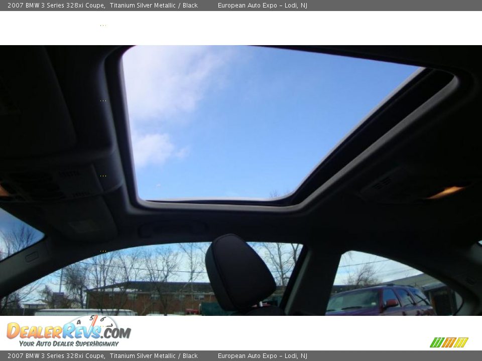2007 BMW 3 Series 328xi Coupe Titanium Silver Metallic / Black Photo #13