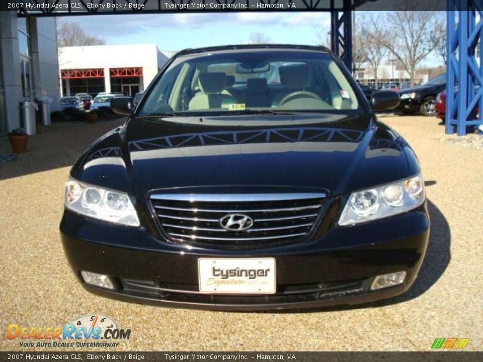 2007 Hyundai Azera GLS Ebony Black / Beige Photo #5