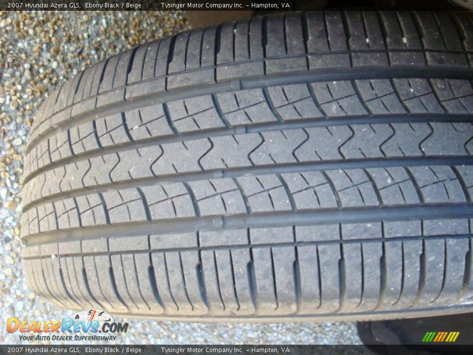 2007 Hyundai Azera GLS Ebony Black / Beige Photo #16