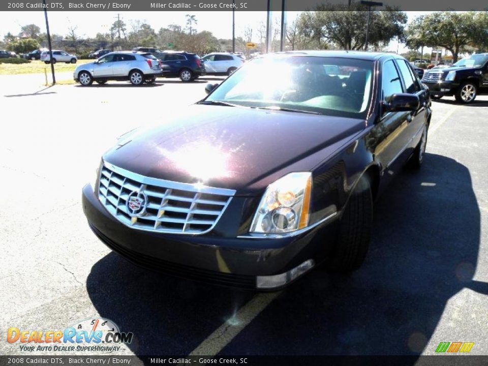 2008 Cadillac DTS Black Cherry / Ebony Photo #1