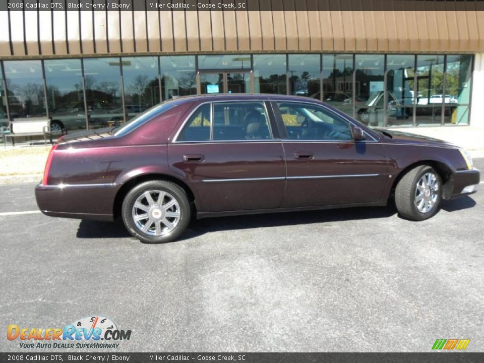 2008 Cadillac DTS Black Cherry / Ebony Photo #2
