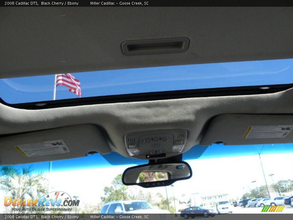 2008 Cadillac DTS Black Cherry / Ebony Photo #4