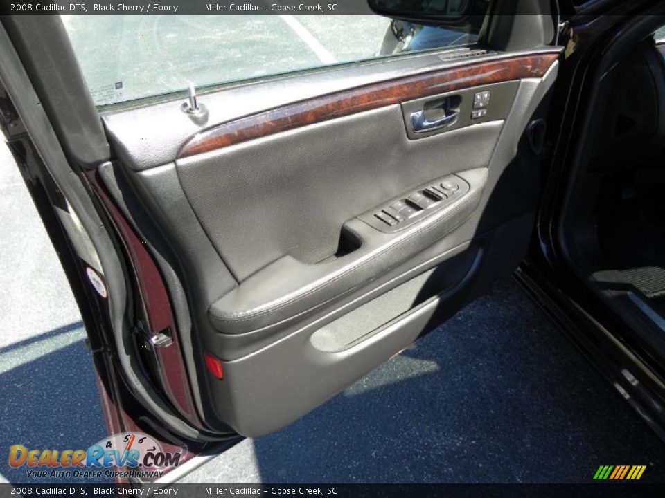 2008 Cadillac DTS Black Cherry / Ebony Photo #6