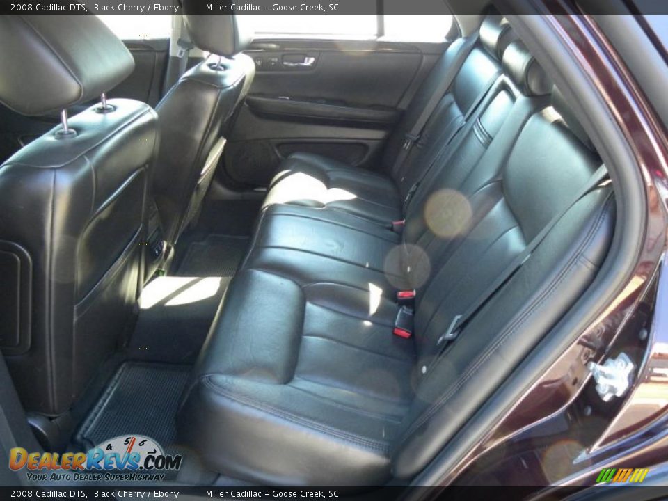 2008 Cadillac DTS Black Cherry / Ebony Photo #7