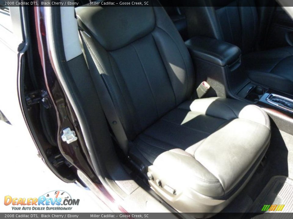 2008 Cadillac DTS Black Cherry / Ebony Photo #9
